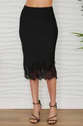 Juliette Silk Lace Skirt