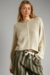 Knit Roll Cardigan