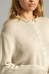 Knit Roll Cardigan