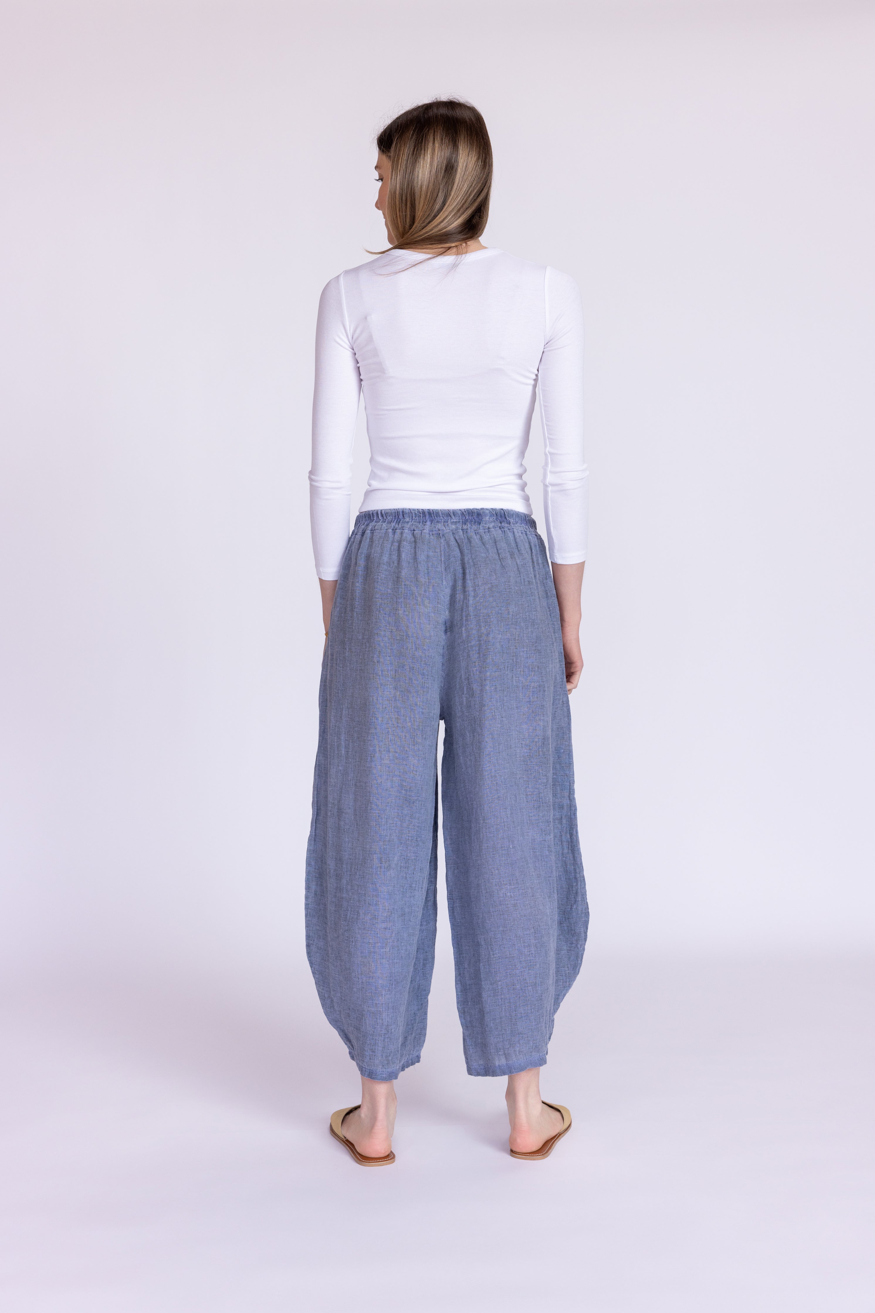 Barrel Linen Pants