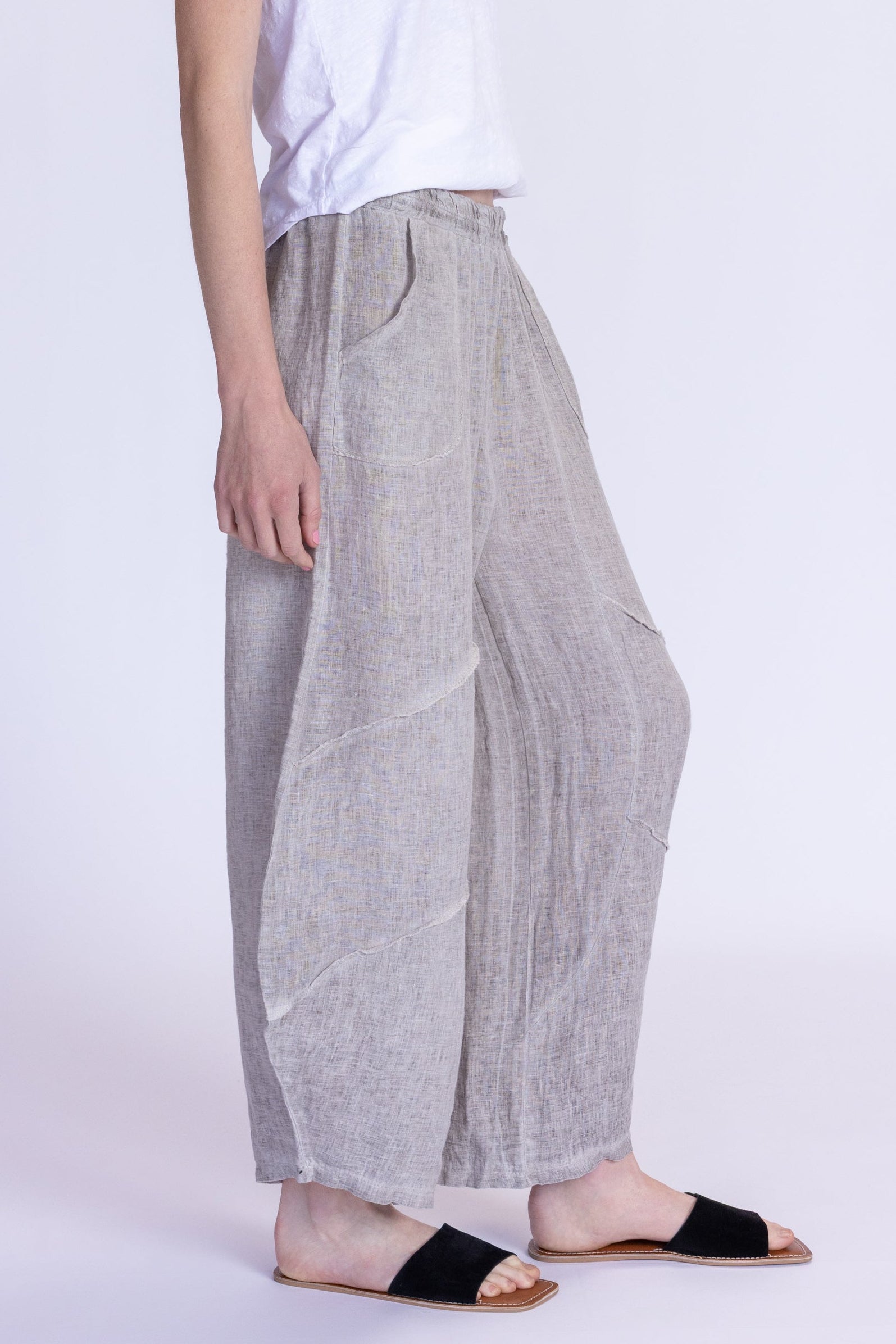 Barrel Linen Pants