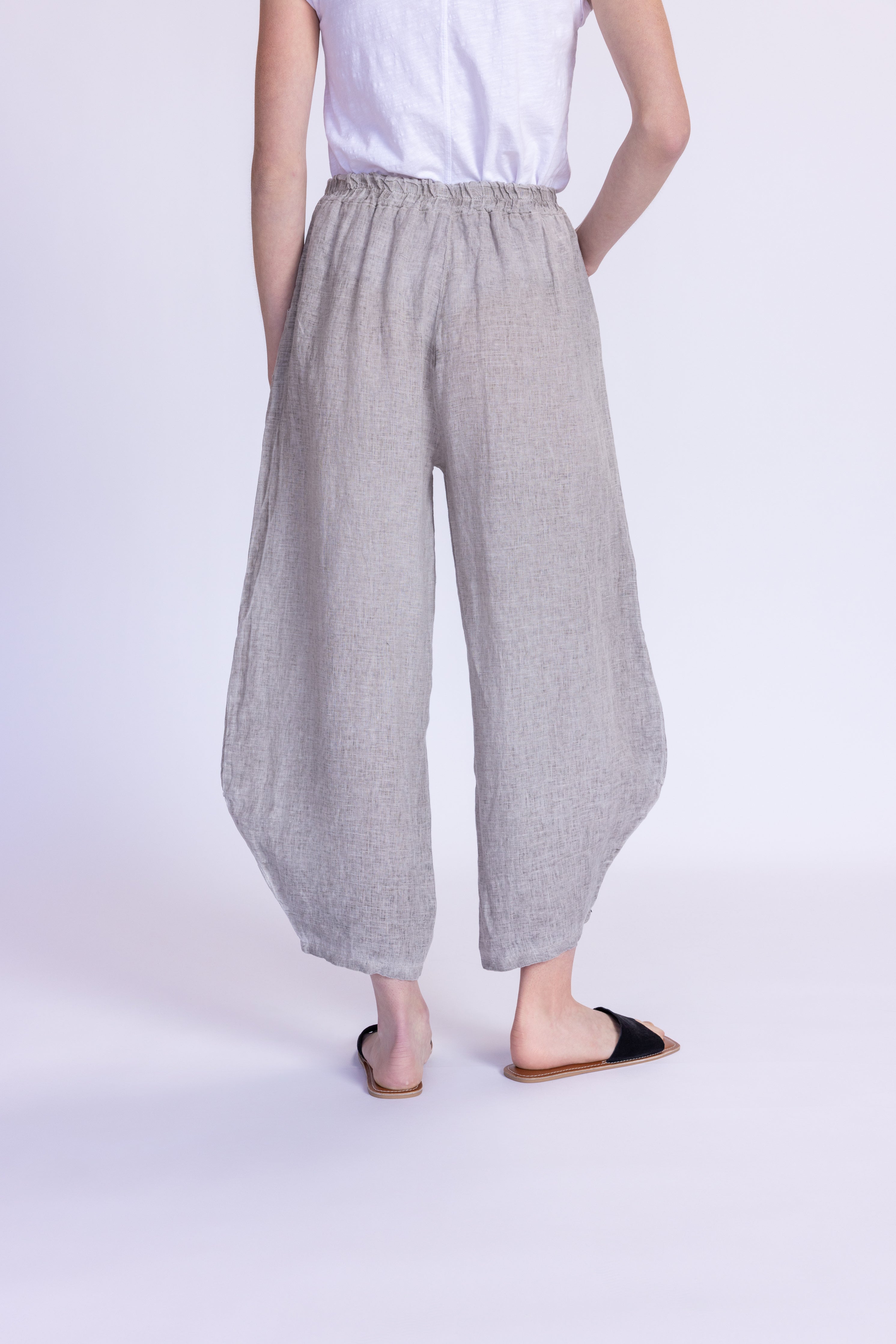 Barrel Linen Pants
