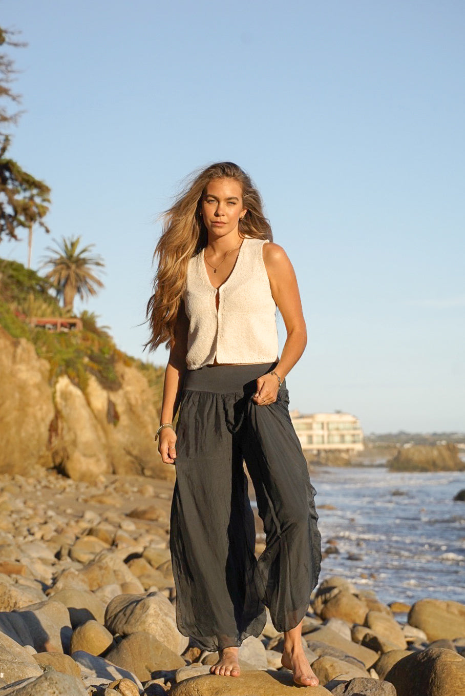 Italia Silk Pants