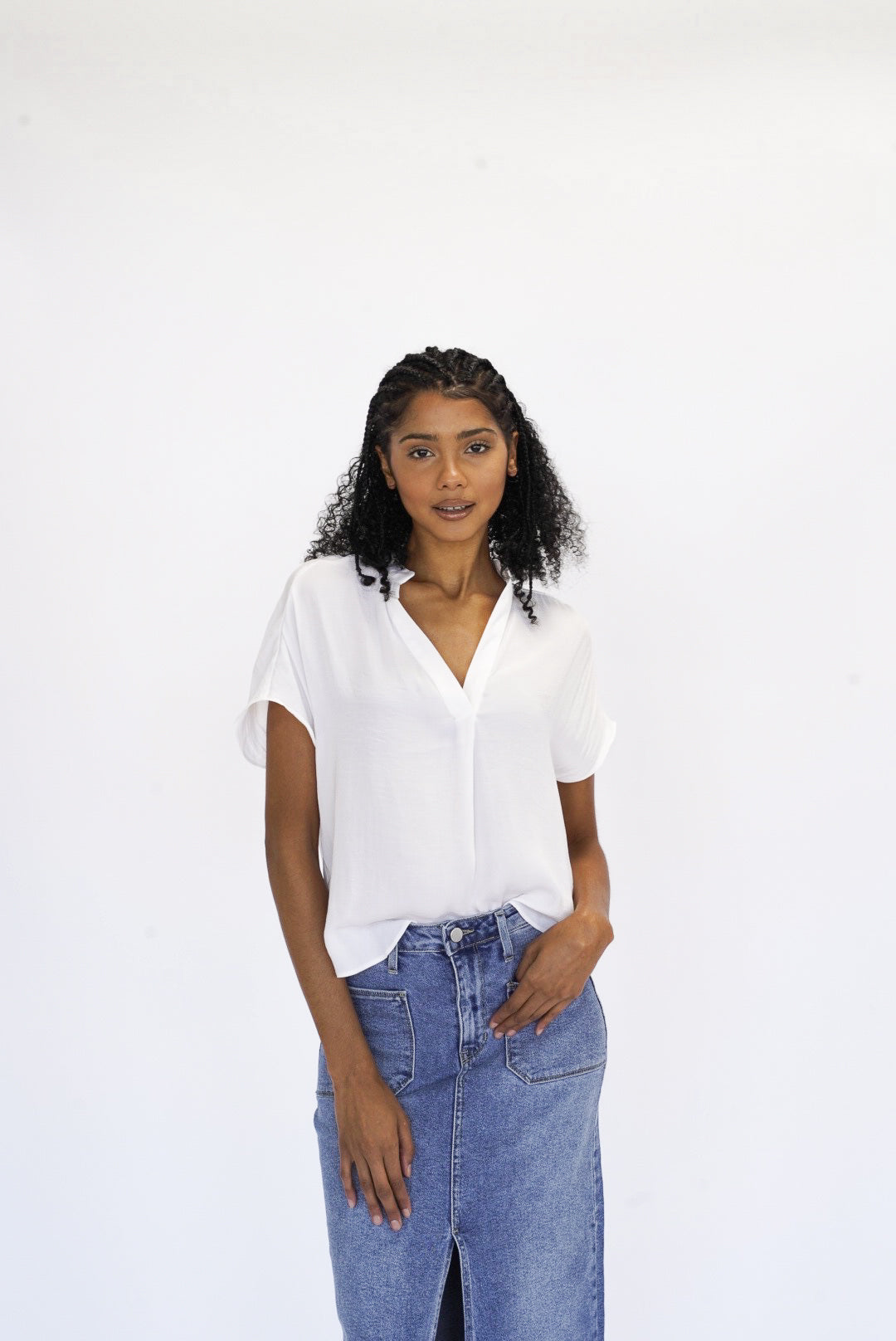 Everyday V-Neck Blouse