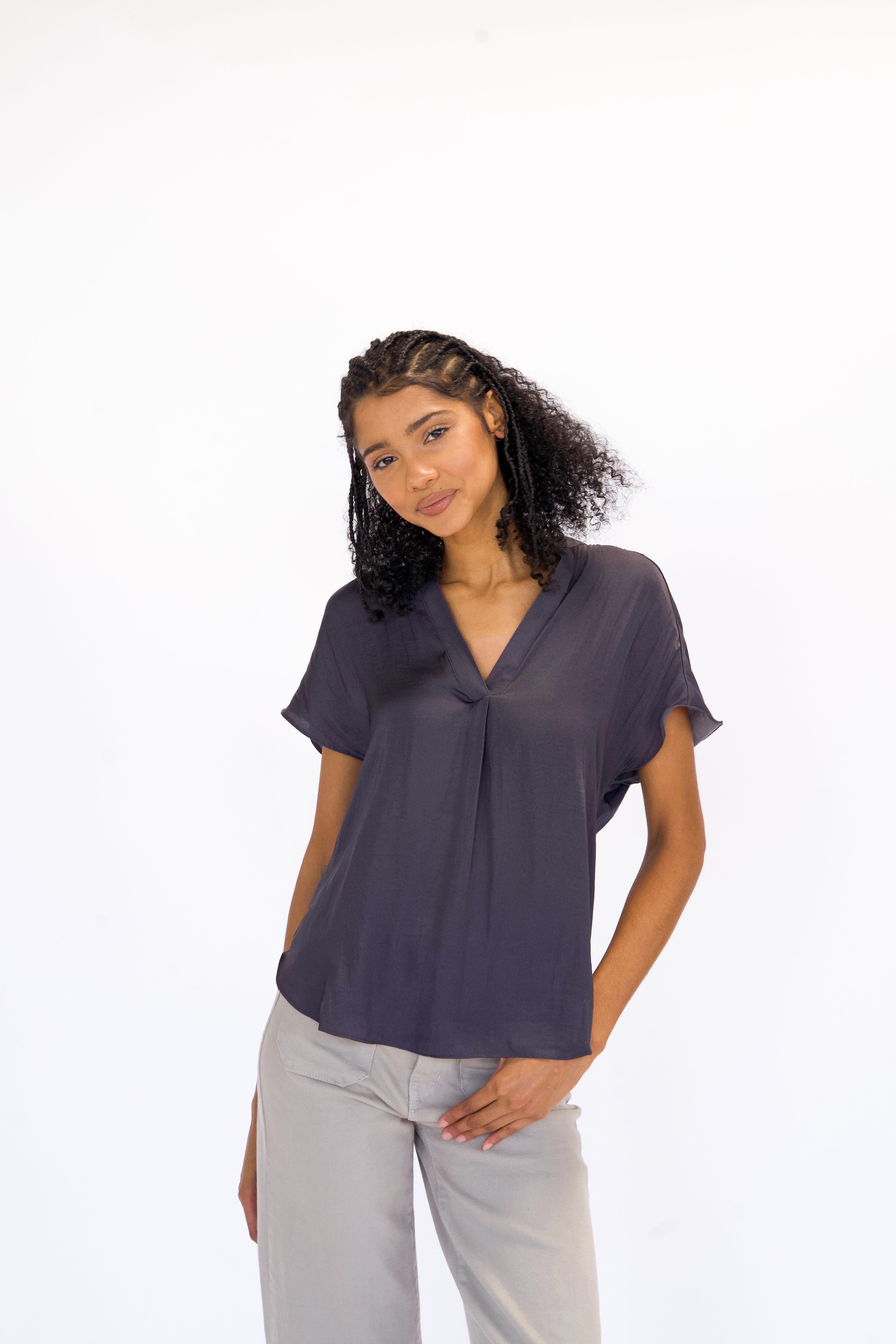 Everyday V-Neck Blouse