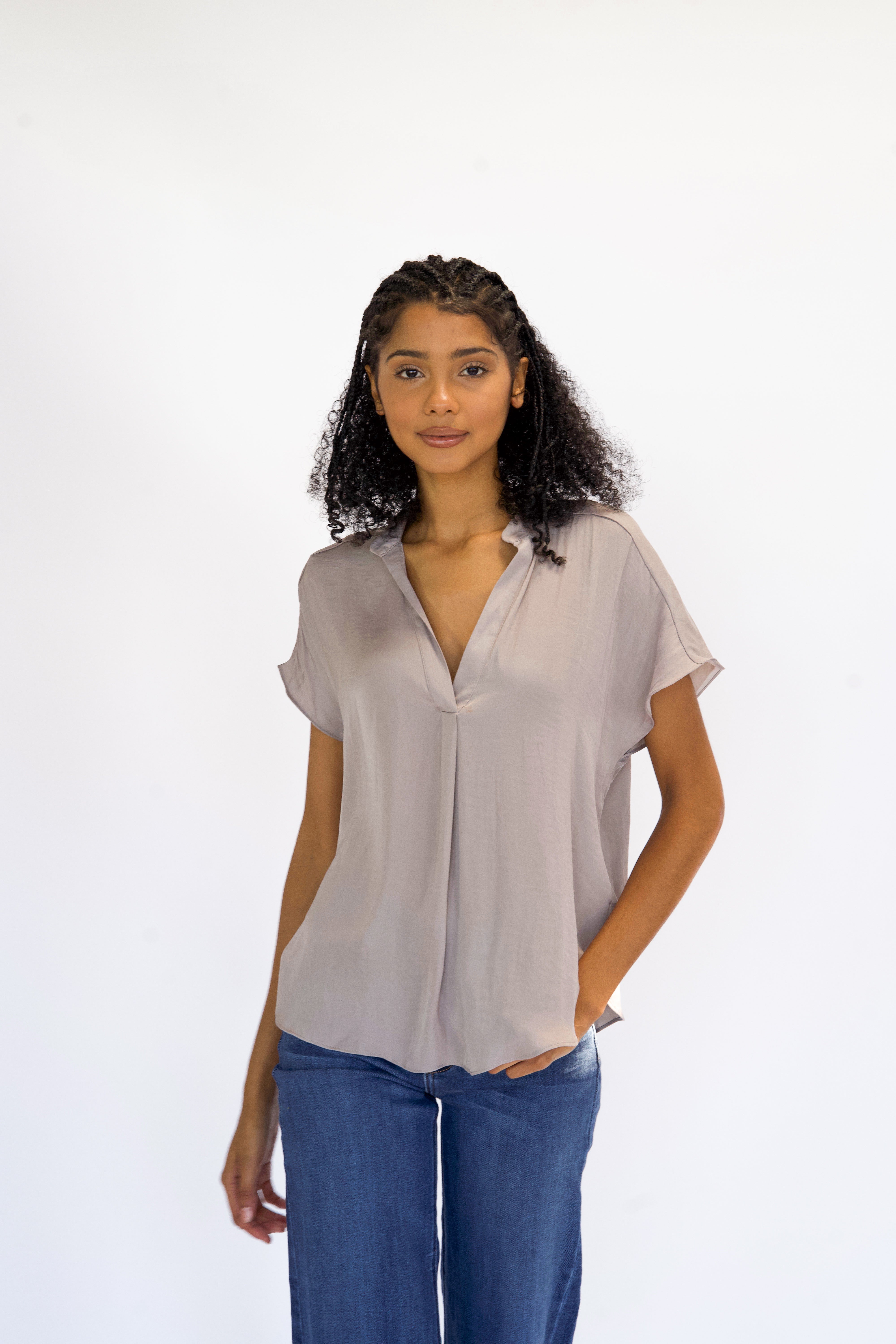 Everyday V-Neck Blouse