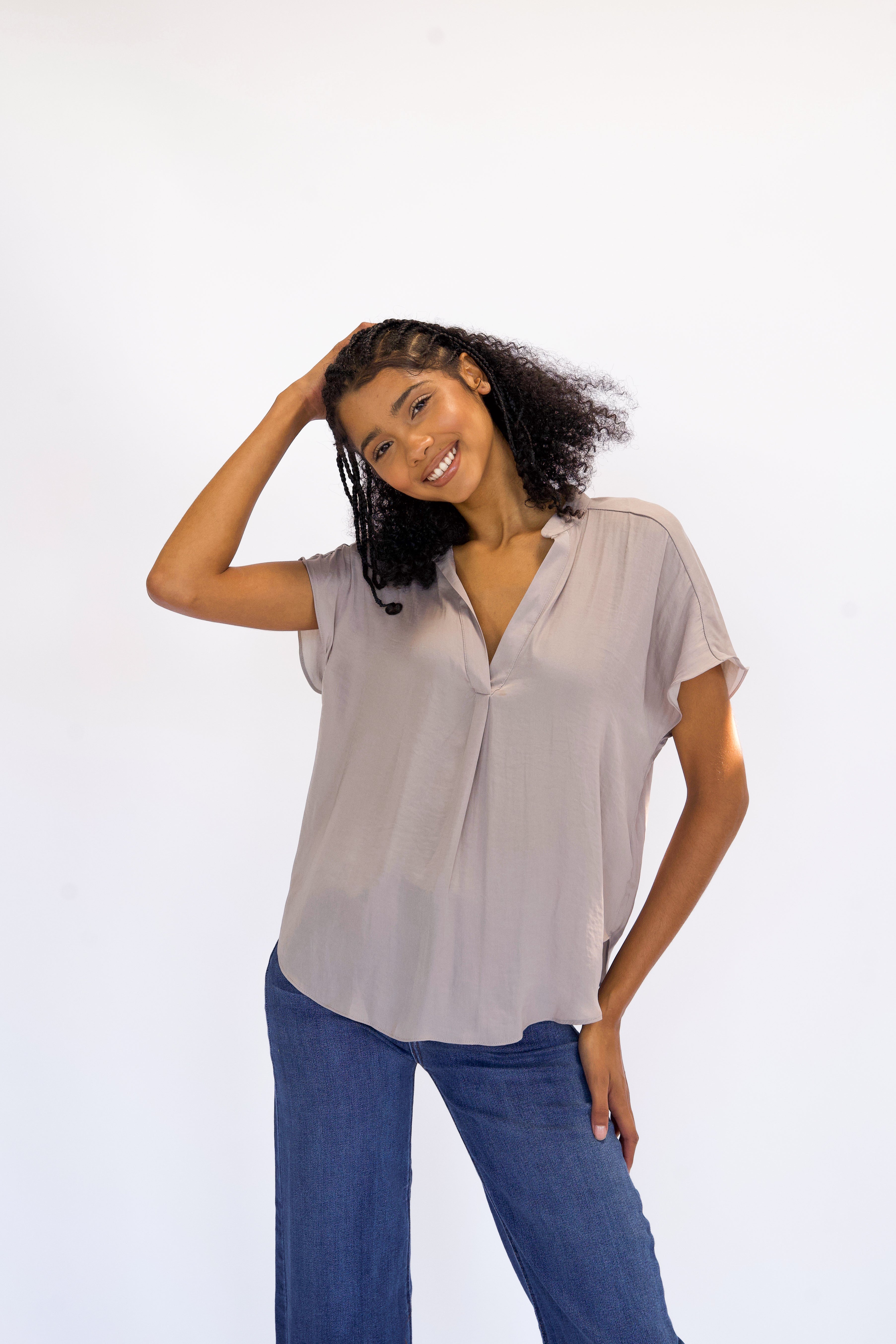 Everyday V-Neck Blouse