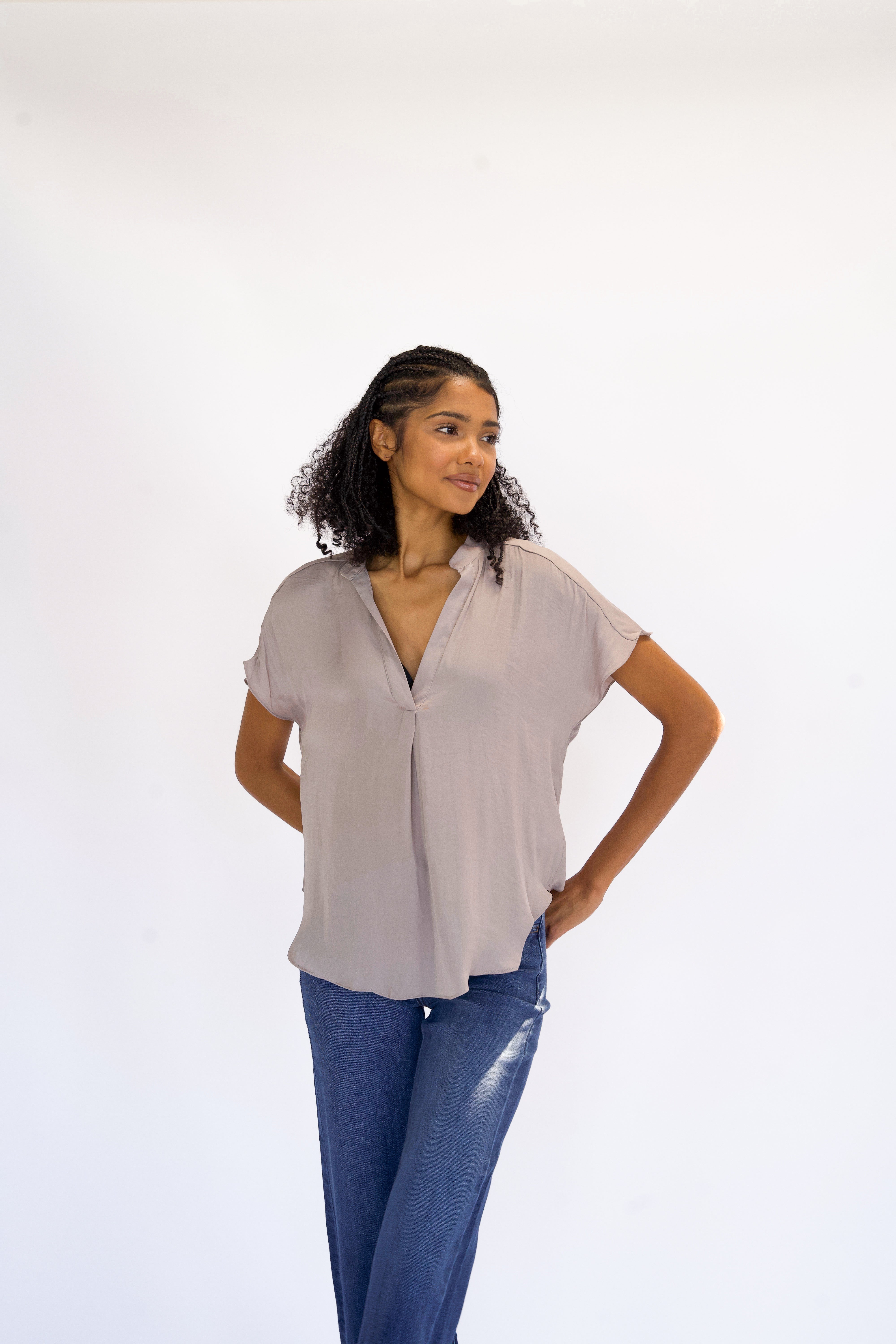 Everyday V-Neck Blouse