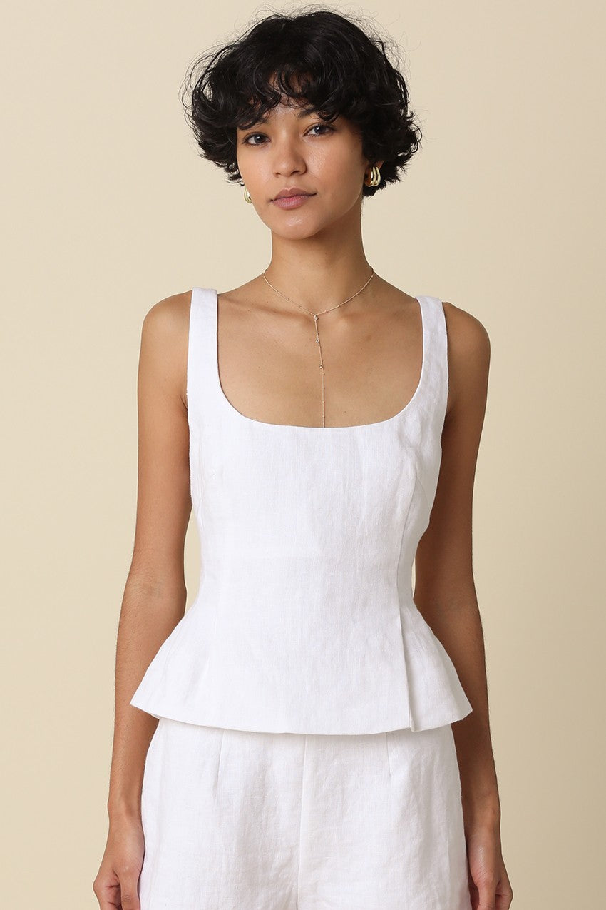 Dixie Linen Top