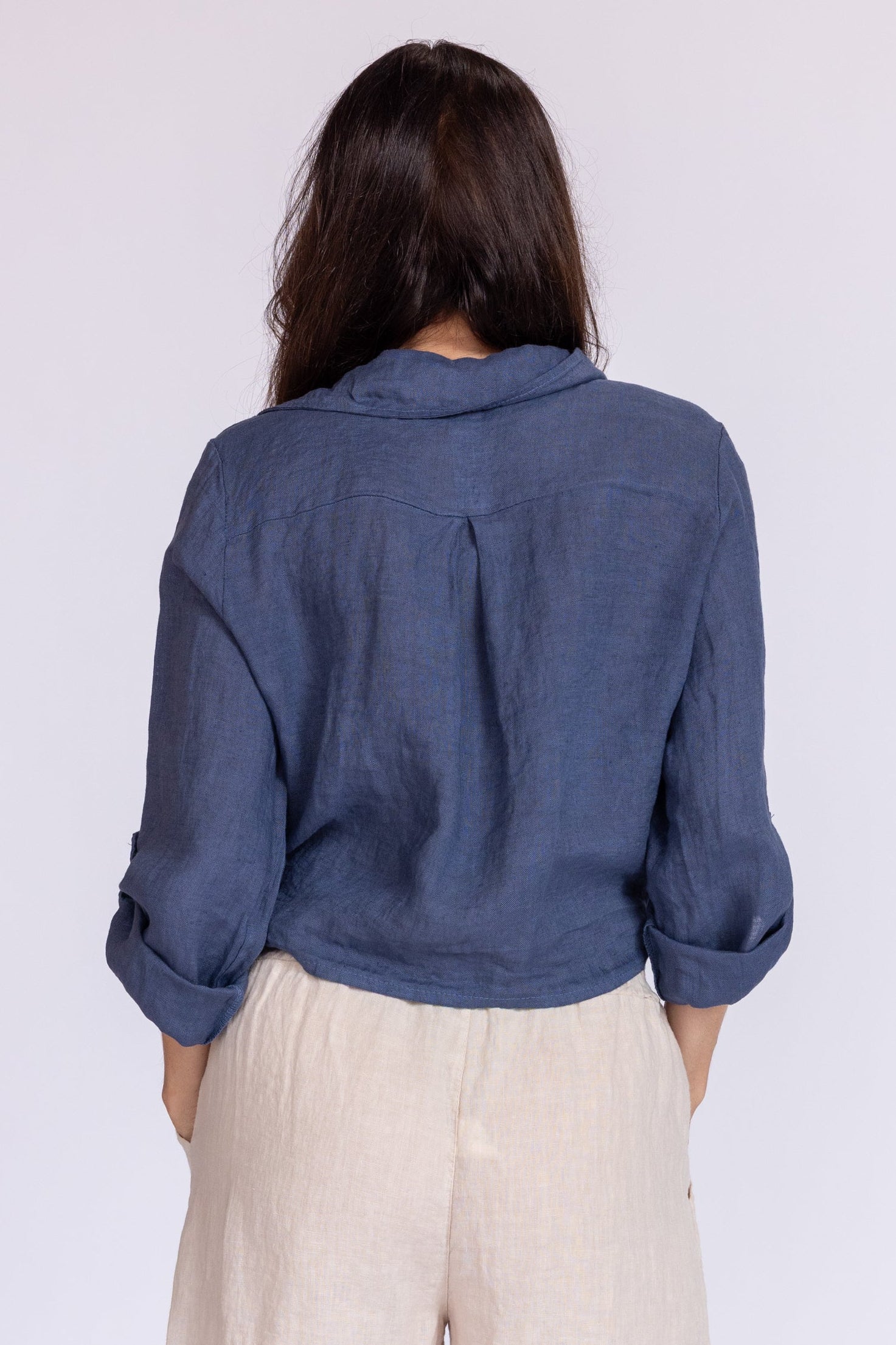 Florence Linen Tie Top