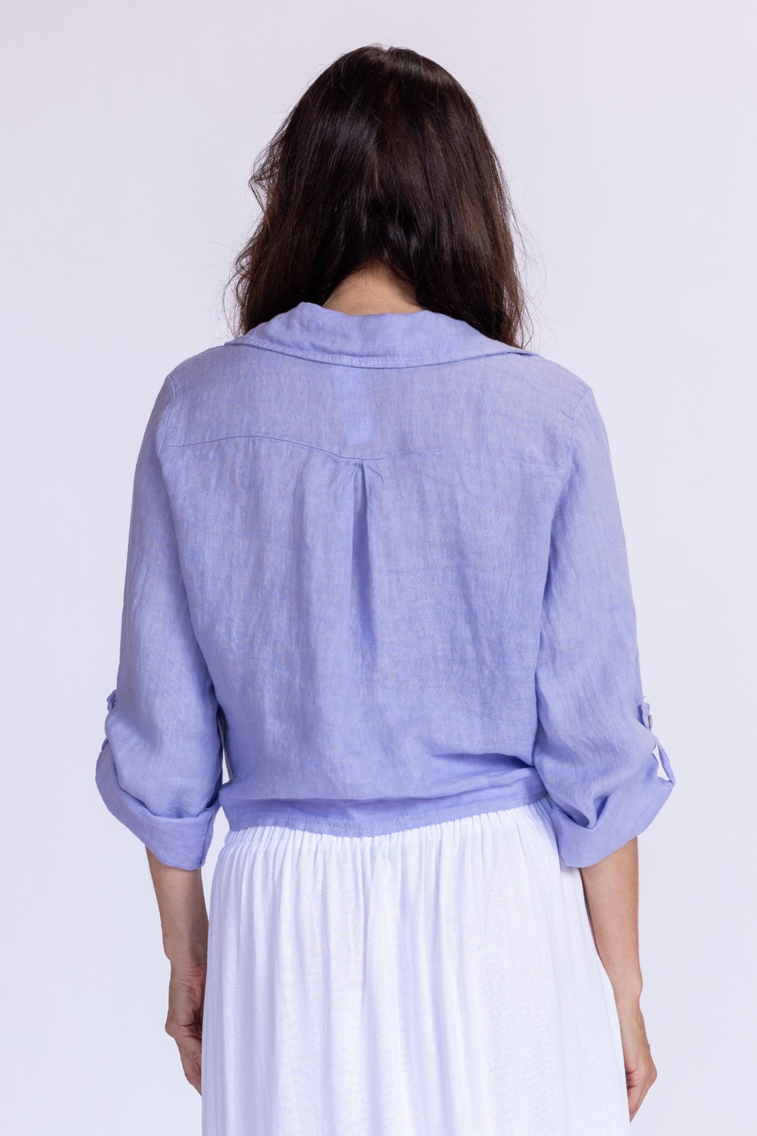 Florence Linen Tie Top