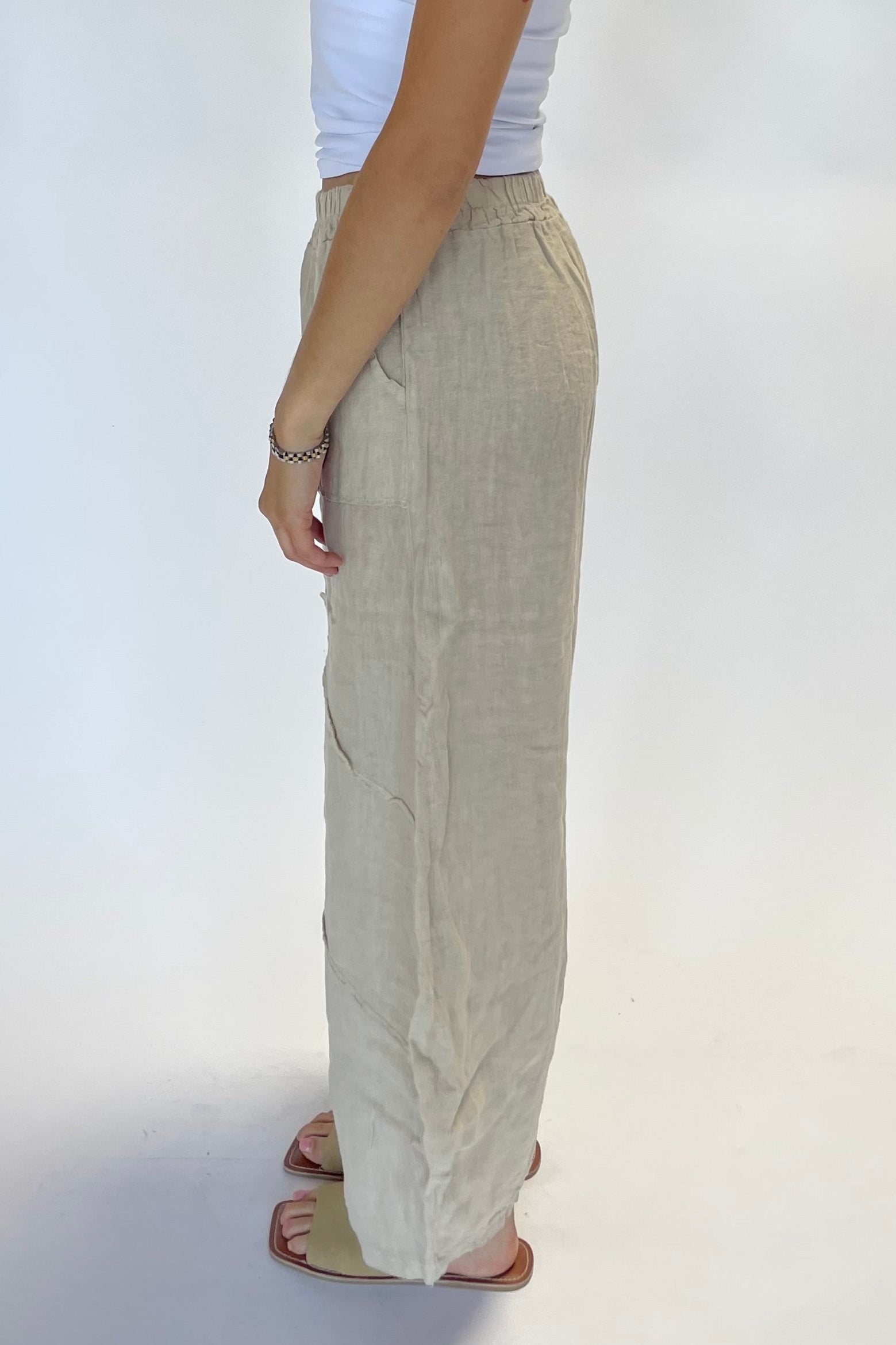 Barrel Linen Pants
