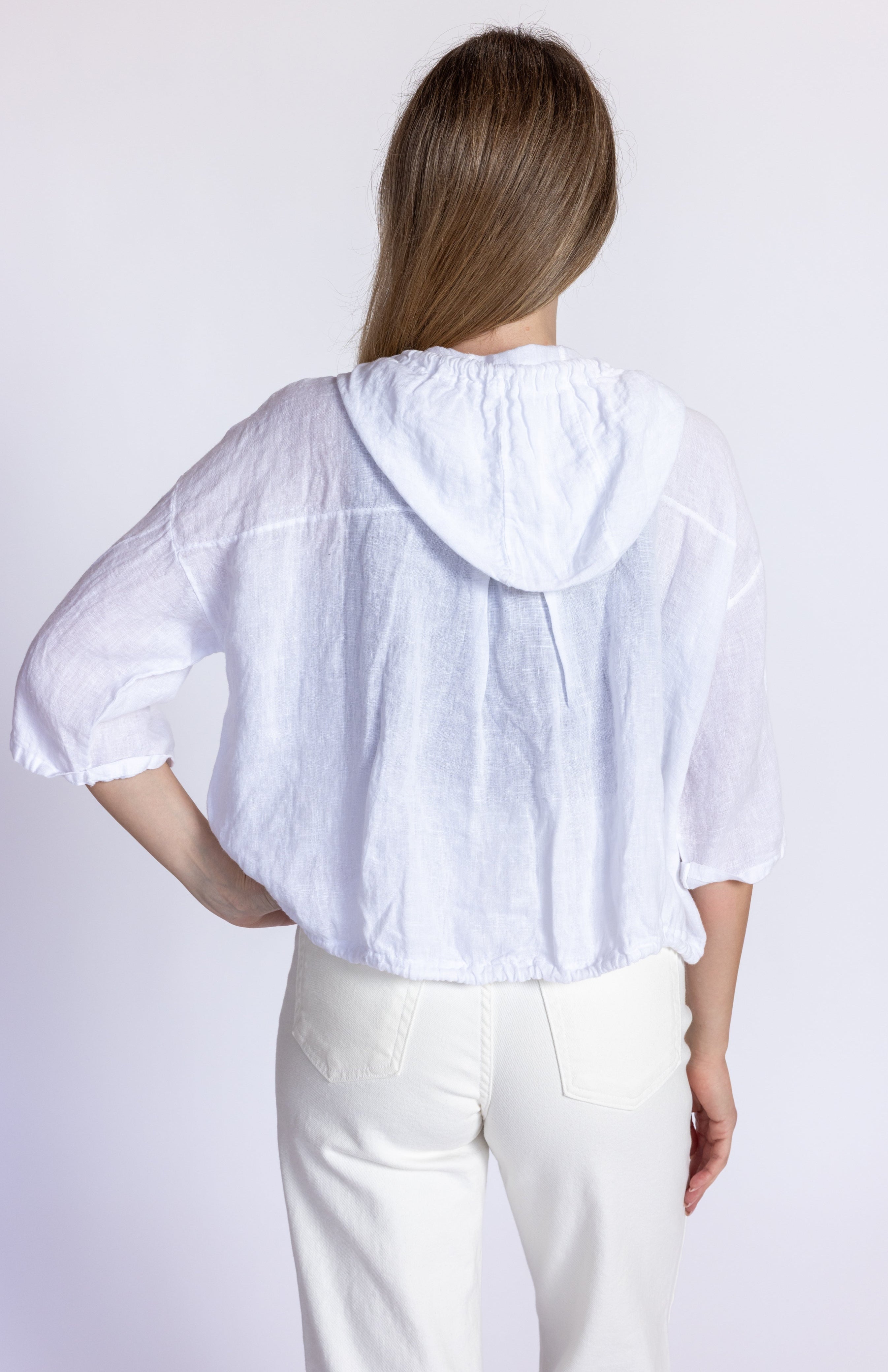 Linen Zip-Up