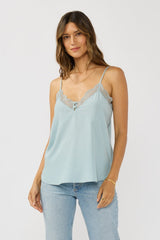 Lace Button Cami